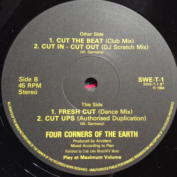 Four Corners Of The Earth : Cut The Beat (12")