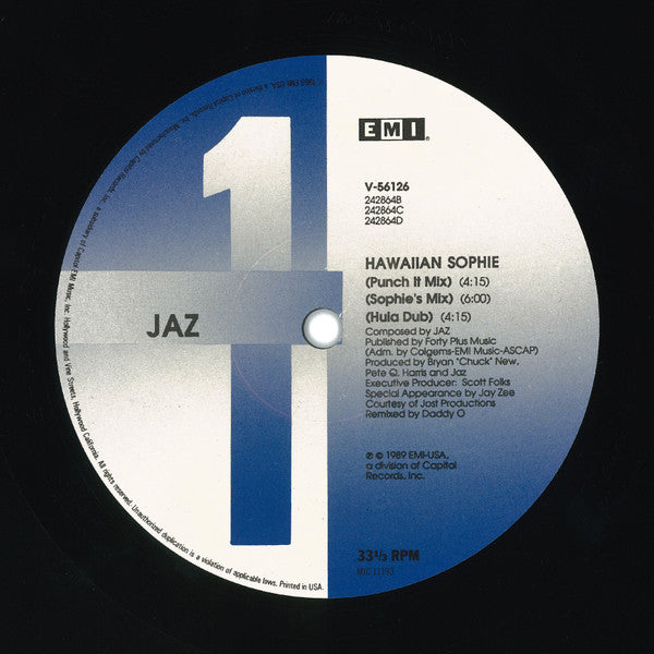 Jaz* : Hawaiian Sophie (12")
