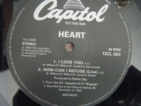 Heart : Secret (12", Single)