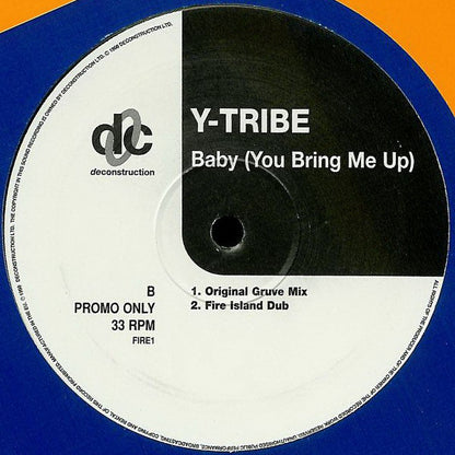 Y-Tribe : Baby (You Bring Me Up) (12", Promo)