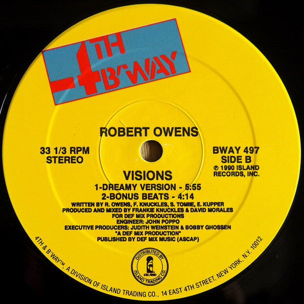 Robert Owens : Visions (12")