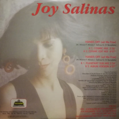 Joy Salinas : Hands Off (Set Me Free) (12")