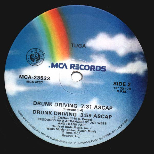 Tuga : Drunk Driving (12")