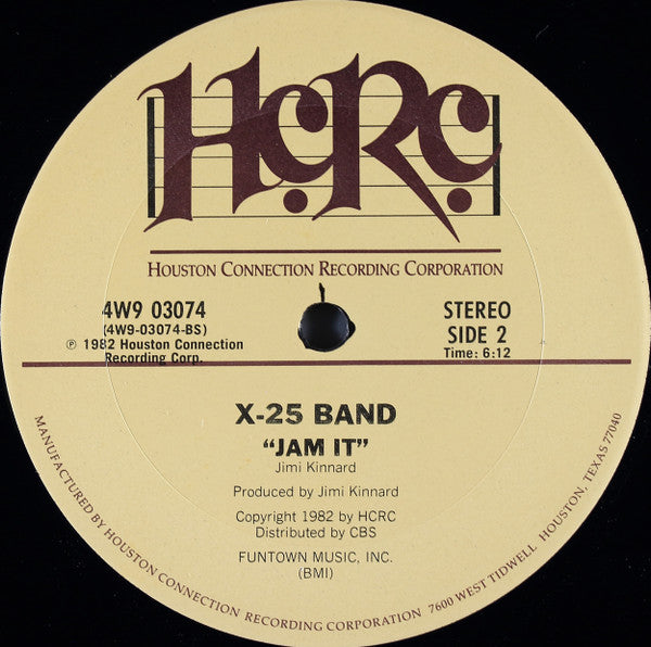 X-25 Band : Black Hole Bop (12")