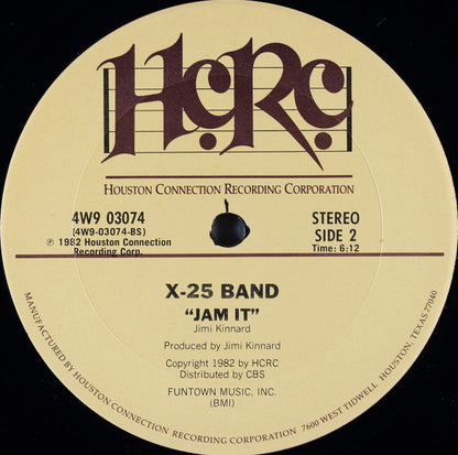 X-25 Band : Black Hole Bop (12")