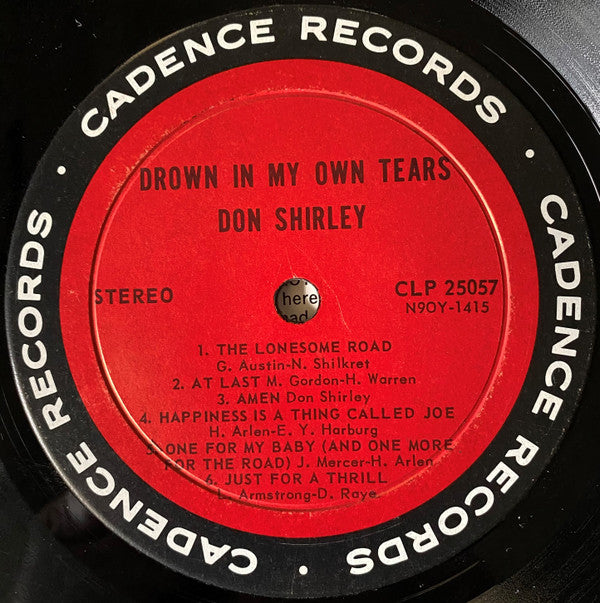 Don Shirley : Drown In My Own Tears (LP, Album)