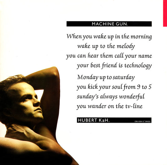 Hubert Kah : Machine Gun (12", Single)