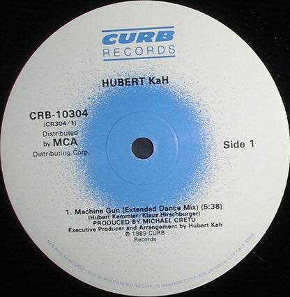 Hubert Kah : Machine Gun (12", Single)