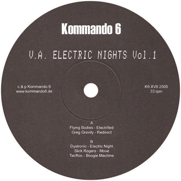 Various : Electric Nights Vol. 1 (12")