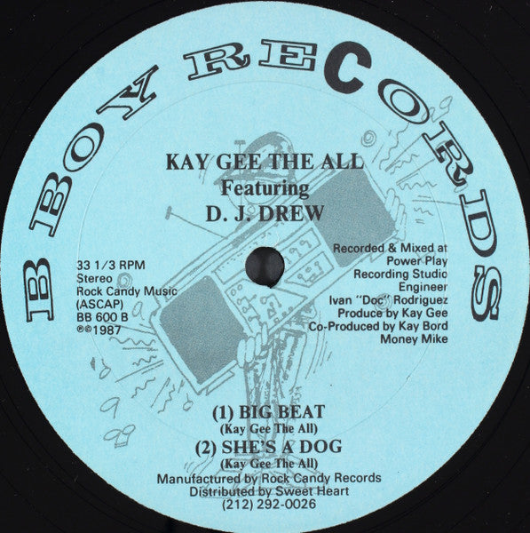 Kay Gee The All Featuring D.J. Drew* : My Record Is Hot (12")