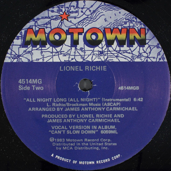 Lionel Richie : All Night Long (All Night) (12", Single)
