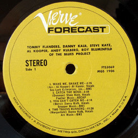 The Blues Project : Tommy Flanders, Danny Kalb, Steve Katz, Al Kooper, Andy Kulberg, Roy Blumenfeld Of The Blues Project (LP, Comp)