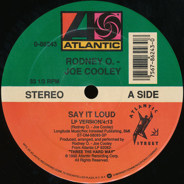 Rodney O. - Joe Cooley* : Say It Loud (12")
