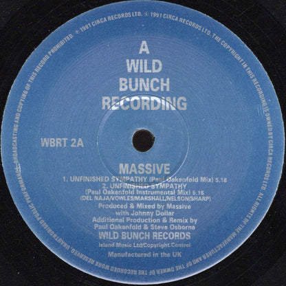 Massive* : Unfinished Sympathy (12", RP)