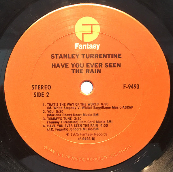 Stanley Turrentine : Have You Ever Seen The Rain (LP, Album, Gat)