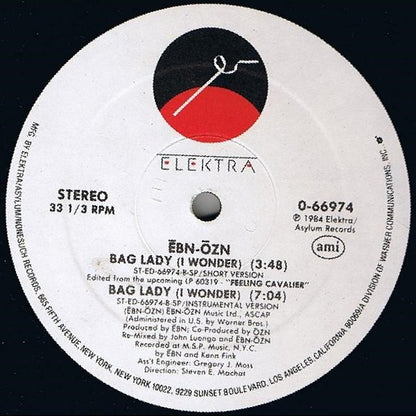 Ēbn-Ōzn : Bag Lady (I Wonder) (12")