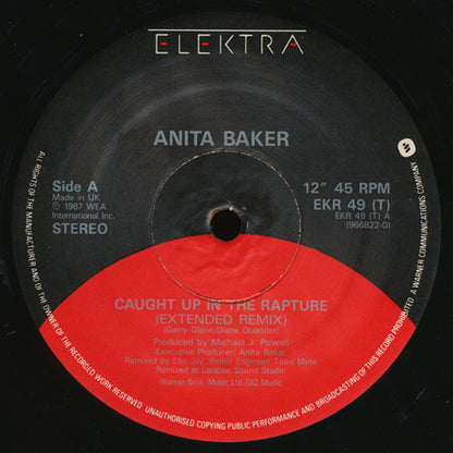 Anita Baker : Caught Up In The Rapture / Mystery (12")