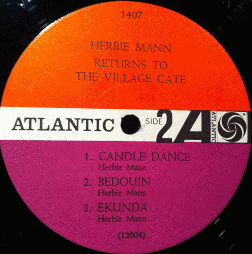 Herbie Mann : Herbie Mann Returns To The Village Gate (LP, Album, Mono)