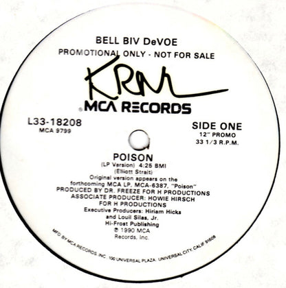Bell Biv Devoe : Poison (12", Single, Promo)