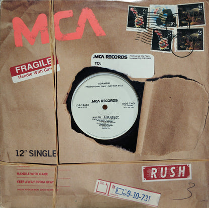 Adamski : Killer (12", Promo)