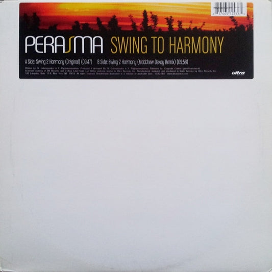Perasma : Swing 2 Harmony (12")