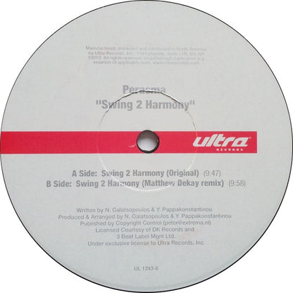 Perasma : Swing 2 Harmony (12")