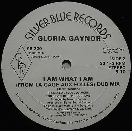 Gloria Gaynor : I Am What I Am (12", Promo)
