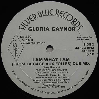Gloria Gaynor : I Am What I Am (12", Promo)