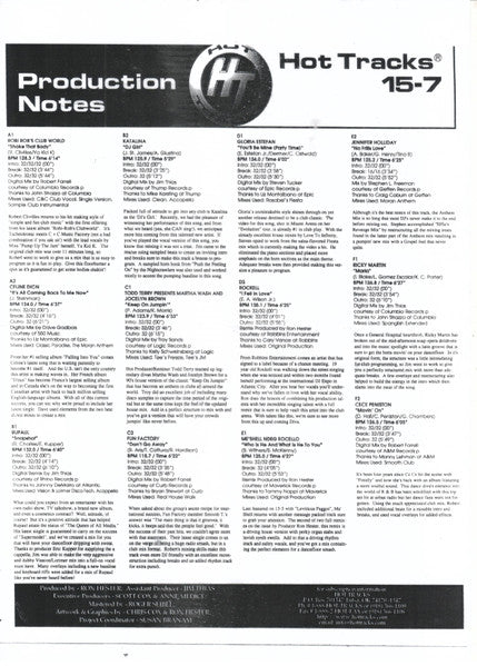 Various : Hot Tracks 15-7 (3x12", Comp)