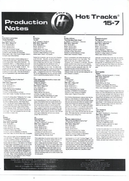 Various : Hot Tracks 15-7 (3x12", Comp)