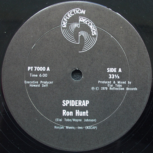 Ron Hunt / Ronnie G. & The S.M. Crew : Spiderap / A Corona Jam (12")