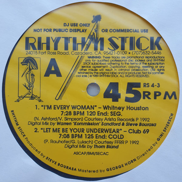 Various : Rhythm Stick 4-3 (2x12", Comp, Promo)