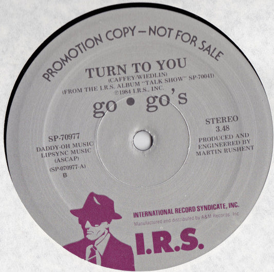 Go-Go's : Turn To You (12", Promo)