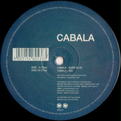 Cabala : Dark Blue (12")
