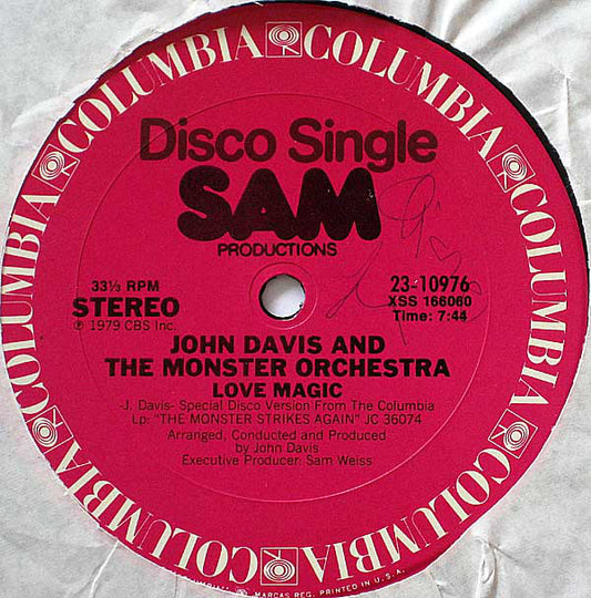 John Davis & The Monster Orchestra : Love Magic (12", Single)