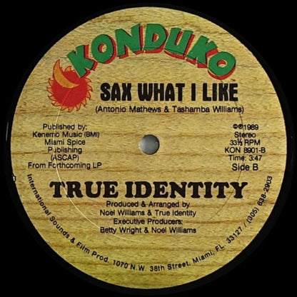 True Identity : Dats What I Like (12")