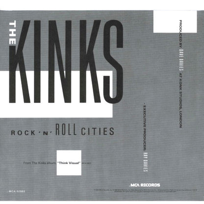 The Kinks : Rock 'N' Roll Cities (7", Single)