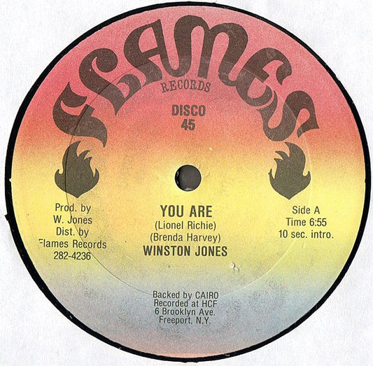Winston Jones (2) : You Are (12", Single)