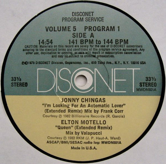 Various : Volume 5 Program 1 (2x12", P/Mixed)