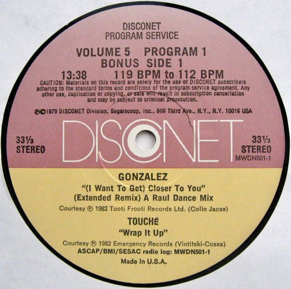 Various : Volume 5 Program 1 (2x12", P/Mixed)