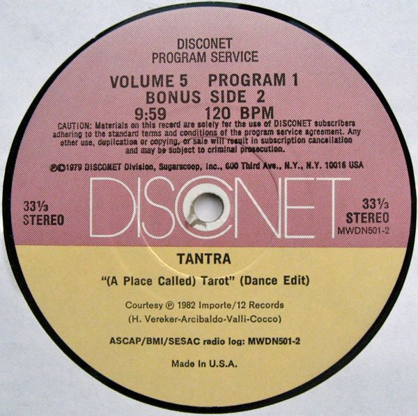 Various : Volume 5 Program 1 (2x12", P/Mixed)