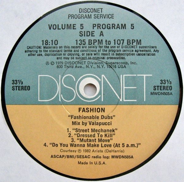 Various : Volume 5 Program 5 (2x12", P/Mixed)
