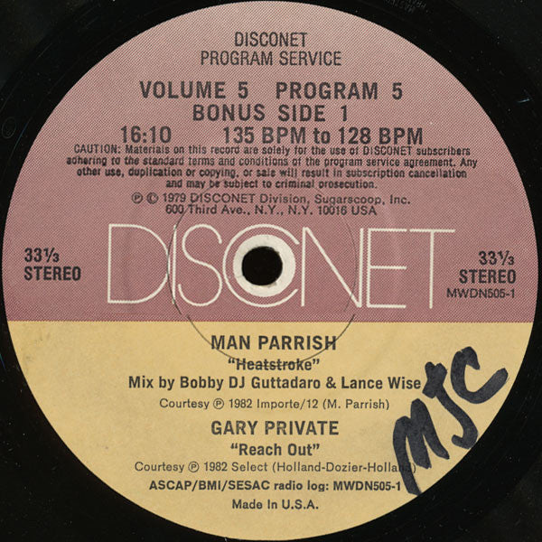Various : Volume 5 Program 5 (2x12", P/Mixed)