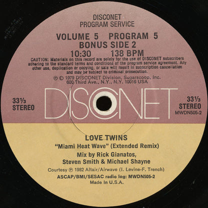 Various : Volume 5 Program 5 (2x12", P/Mixed)