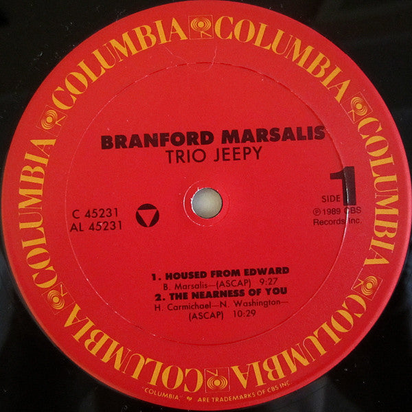 Branford Marsalis : Trio Jeepy (2xLP, Album, Car)