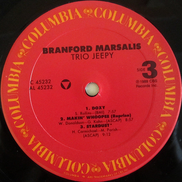 Branford Marsalis : Trio Jeepy (2xLP, Album, Car)