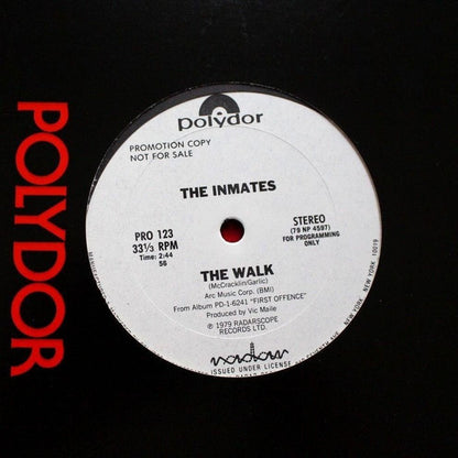 The Inmates (2) : The Walk / Dirty Water (12", Promo)