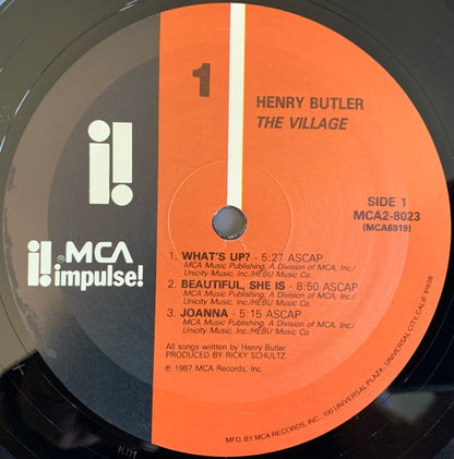 Henry Butler : The Village (2xLP, Album)
