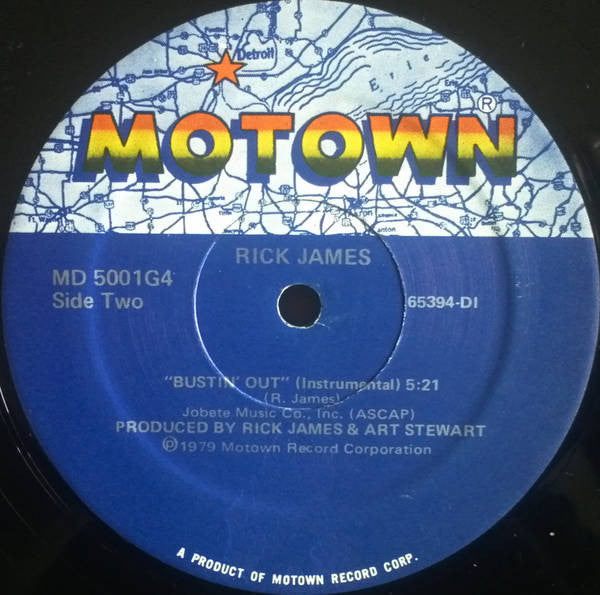 Rick James : Bustin' Out (12")