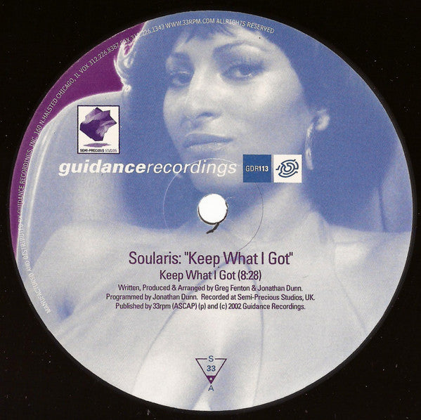 Soularis : Keep What I Got (12")